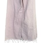 ZARA The Marine Straight Leg Vintage High Rise Raw Hem Relaxed Fit Jeans 4 Pink Photo 5