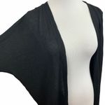 Vera Wang Princess black dolman sleeve open cardigan duster sweater Photo 3