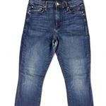 MOTHER Denim  High-Waisted Looker Ankle Fray Jeans Photo 2