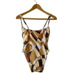 Faithfull the Brand Anthropologie NWT Faithfull Gabriela One-Piece Swimsuit Sassari Print Size 8 Photo 4