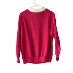 Vintage Great Lakes Apparel Pink Knit Sweater Embroidered Floral White Collar M Size M Photo 9