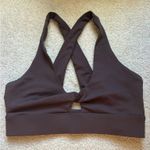 Fabletics  Keyhole Sports Bra Brown Photo 0