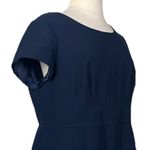 East 5th Sheath Dress Round Neck Short Sleeves Navy Blue Women’s Size 20WP Photo 5