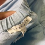 Baaevely Women's Jumpsuit Denim Blue Ruffle Strap Romper‎ Size Large L New Photo 9