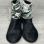 BEARPAW Natoma III Aztec-Inspired Travel Boots booties black and grey size 10 sh Photo 3