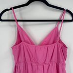 Rails  Avril Hot Pink Tiered Midi Dress Sleeveless‎ Sundress Casual Summer Photo 4