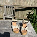Kork-Ease - Korks Women's‎ Dawson Wedge Platform Sandals Off White Size 9 Photo 6