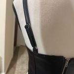 Kirious los Angeles | Black Faux Leather Corset Top size small Photo 2