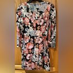 ZARA  Floral Print Satin Mini Dress 3/4 Puff‎ Sleeves Size XS Style 7941/418 Photo 11