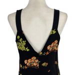 ALC Frank ALC Womens Size 4 Serena Floral Print 100% Silk Mini Dress Sleeveless V-Neck Photo 7