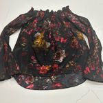 Adam Lippes Floral Print Off-The-Shoulder Poplin Top size XXS Photo 2