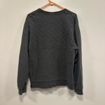 Patagonia  women’s Gray Quilted organic cotton Sweater Size medium Photo 3