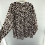 Jones New York Leopard Print Blouse 3X Plus Size Animal Print Button Photo 3