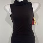 Spanx  On Top Sleeveless Turtleneck Top  Slimming Silhouette Bittersweet MED NWT Photo 0