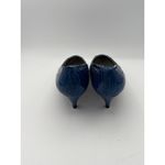 Impo Women’s Size 5 1/2 Cerulean Blue Crocodile Kitten Heels Photo 3