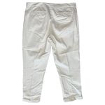 Ralph Lauren  Sport Women’s Size 14 White Cotton Blend Chino Pants Photo 2
