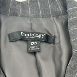 Gray Pinstripe Blazer Size 12P Photo 1