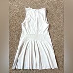 Athleta Ace Tennis Dress White Front Zip Sz Medium Photo 7