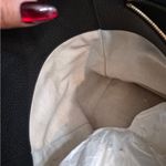 Gucci  Swing Leather Tote Bag Black Pebbled Calfskin Authentic Photo 10