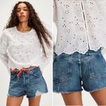 Free People NWT  We The Free Now or Never Denim Shorts 26” Waist Photo 1