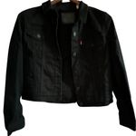 Levi's  Men's Denim Trucker Jacket Black Size S Casual‎ Fall Wear Photo 1