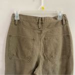 frame denim Frame Cotton Tapered Cargo Style Causal Ankle High Rise Pants Size 27 Photo 7