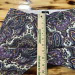 J.Crew Stretch City Fit Paisley Crop Pants Size 2 Beach Preppy Business Casual Photo 3