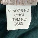 All Week Long Cotton Knit Polo Shirt Textured Long‎ Sleeve Green [Size Small] Photo 7