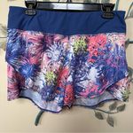 Calia by Carrie Underwood floral athletic shorts Medium Purple Photo 0