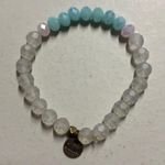 Erimish  Blue/Pink/white beaded bracelet  Photo 0