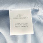 Roller Rabbit August Dakota Mini Dress Light Blue & Red Batik Print Size Small Photo 13