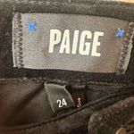 Paige Claudine Velvet Flare Pants NWT Size 24 High Rise Ankle Bootcut Photo 5