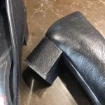 Tahari Shawna Black fine leather buckle shoes Block Heels Women’s Size 9 Photo 8