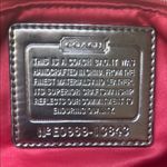 Coach Poppy Black Tote Bag with Signature Monogram Photo 4