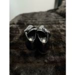 Karl Lagerfeld  black patent leather flats monk strap slip on shoes 9.5 Photo 5