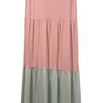 NEW Lands End Maxi Dress Women XS Colorblock Travel Resort Soft Girl Coquette Photo 0