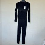 SKIMS SWAROVSKI X  JELLY SHEER LONG SLEEVE CATSUIT |‎ ONYX / M Catsuit Photo 2
