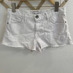 Current/Elliott Current Elliott White Cut Off Shorts 25 Distressed Photo 1