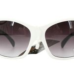 NWT Tattoo Y2K Skull Floral Rhinestones White Black Tatted UV400 Sunglasses Photo 1