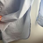 Anthropologie  Maeve The Bennet Oversized Buttondown Shirt Oxford Edition Blue XS Photo 10