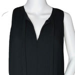 Loft  Dress Womens Small Black Pleated‎ Party Office Basic Neutral Minimalist Photo 4