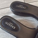 Sesto Meucci Jeweled Slide Sandals Size 7 Black Wedge Slip-On Comfort Shoes Photo 3