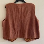 Cabin creek Leather Crochet Vest Photo 1