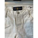 Lucky Brand Abbey Bermuda Denim Jean Shorts Womens 2/26 White distressed Stretch Photo 6