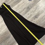 Loveappella  black maxi v neck jersey dress - s Photo 12