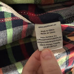 Pepaloves 🎀 Tartan Flannel Mini Dress Pockets XS Red Photo 4