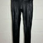 Spanx By Sara Blakely Woman’s Faux Leather Full Length Casual Leggings Sz Small Photo 0