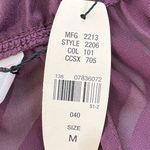 Victoria's Secret Victoria’s Secret Very Sexy Burnout Velvet Babydoll Camisole M Purple Silk Blend Photo 13