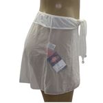 Aurea Rio Size Large White Mesh Skirt W/ Waist Tie. Made in Brazil.New With Tags Photo 1
