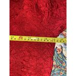 Go Silk Crinkle Fabric Red Lightweight Button Front Stretchy Blouse Top Sz PS Photo 12
